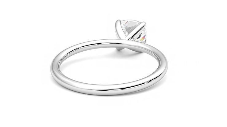 Taylor & Hart Demure Cushion Engagement Ring 360 degree image 14