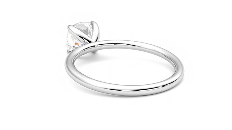 Taylor & Hart Demure Cushion Engagement Ring 360 degree image 17