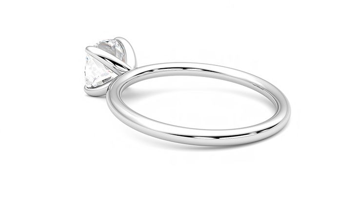 Taylor & Hart Demure Cushion Engagement Ring 360 degree image 18