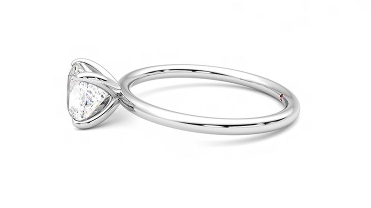 Taylor & Hart Demure Cushion Engagement Ring 360 degree image 21