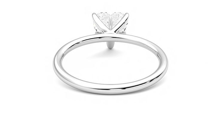 Taylor & Hart Demure Heart Engagement Ring 360 degree image 15