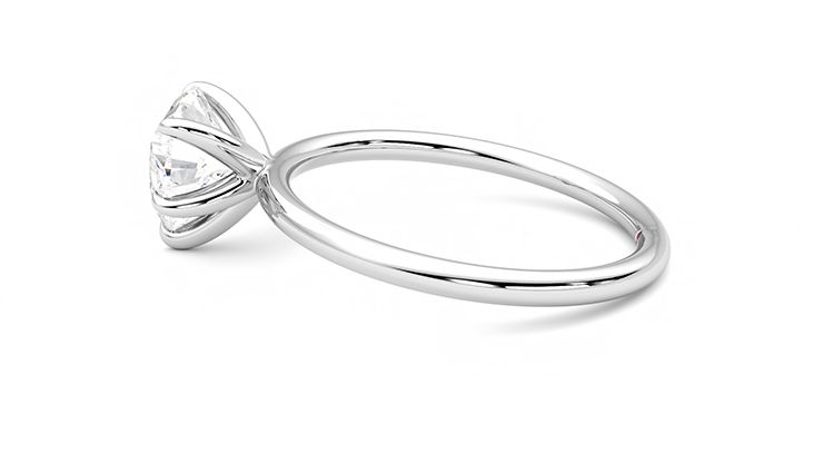 Taylor & Hart Demure Heart Engagement Ring 360 degree image 20
