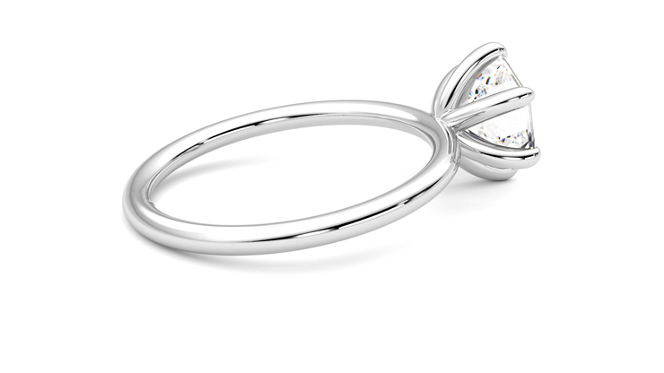 Taylor & Hart Demure Hexagonal Engagement Ring 360 degree image 11
