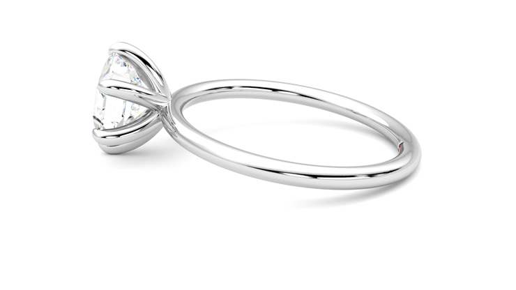 Taylor & Hart Demure Hexagonal Engagement Ring 360 degree image 20