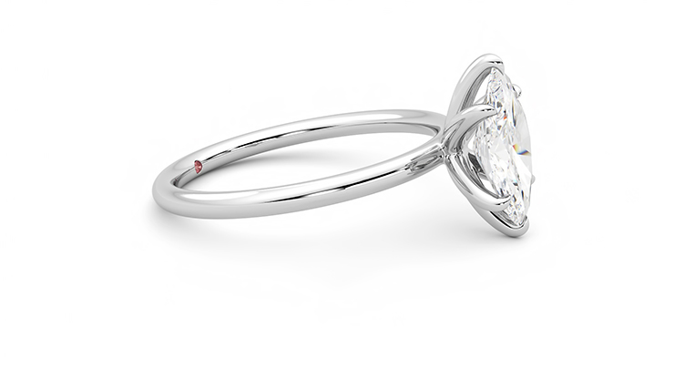 Taylor & Hart Demure Marquise Engagement Ring 360 degree image 8