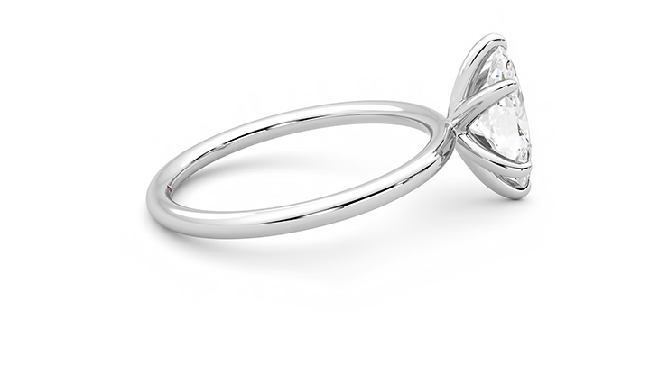 Taylor & Hart Demure Marquise Engagement Ring 360 degree image 10