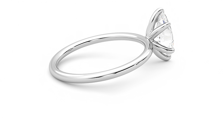 Taylor & Hart Demure Marquise Engagement Ring 360 degree image 11