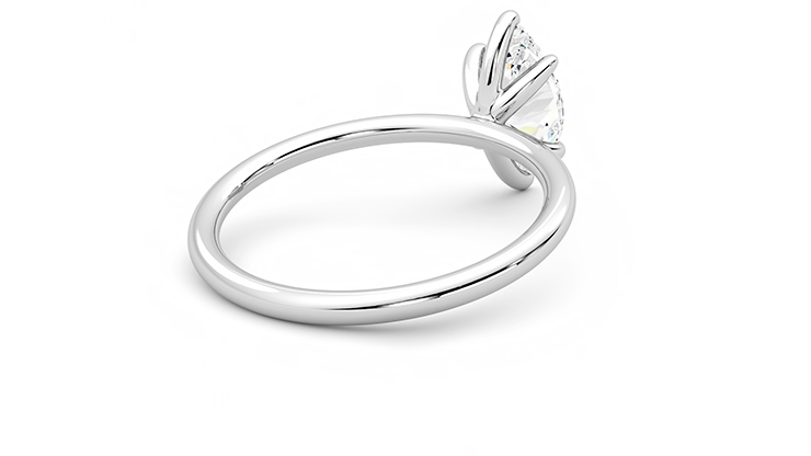 Taylor & Hart Demure Marquise Engagement Ring 360 degree image 13