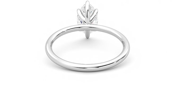 Taylor & Hart Demure Marquise Engagement Ring 360 degree image 15