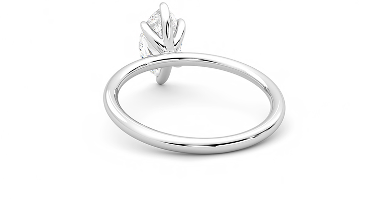 Taylor & Hart Demure Marquise Engagement Ring 360 degree image 16