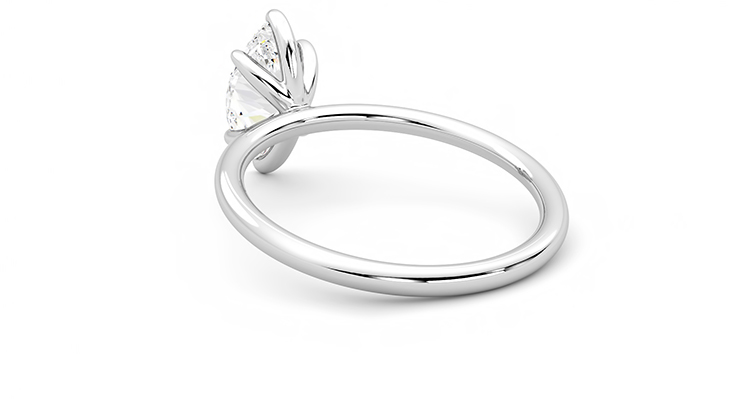 Taylor & Hart Demure Marquise Engagement Ring 360 degree image 17