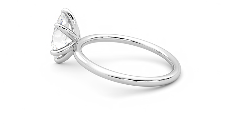 Taylor & Hart Demure Marquise Engagement Ring 360 degree image 19