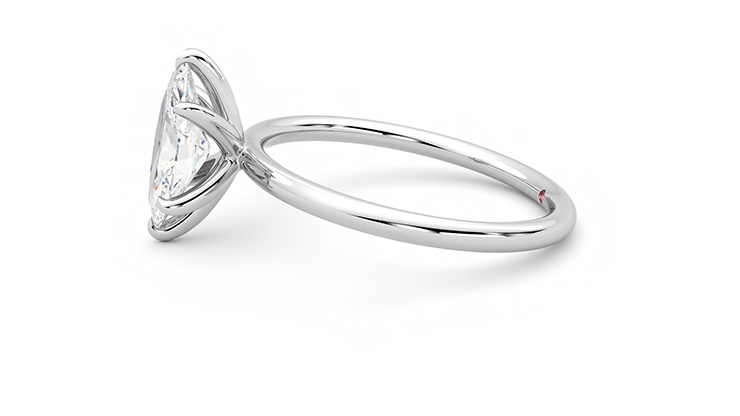 Taylor & Hart Demure Marquise Engagement Ring 360 degree image 21