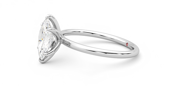 Taylor & Hart Demure Marquise Engagement Ring 360 degree image 22