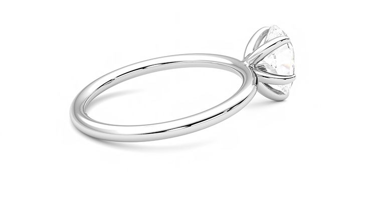 Taylor & Hart Demure Pear Engagement Ring 360 degree image 11