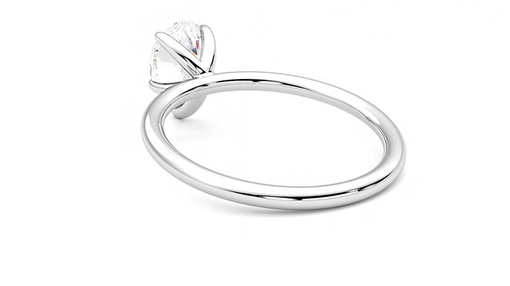 Taylor & Hart Demure Pear Engagement Ring 360 degree image 17