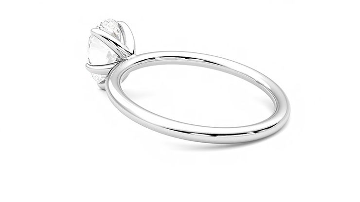 Taylor & Hart Demure Pear Engagement Ring 360 degree image 18