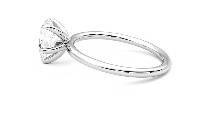 Taylor & Hart Demure Pear Engagement Ring 360 degree image 20