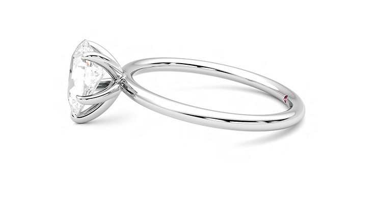 Taylor & Hart Demure Pear Engagement Ring 360 degree image 21