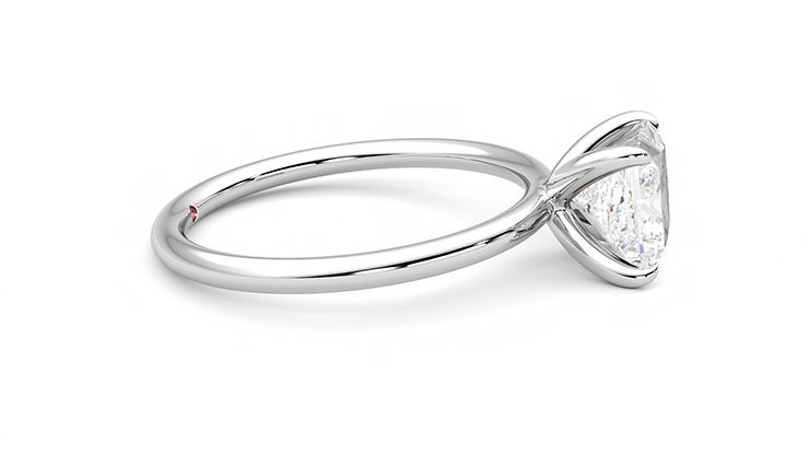 Taylor & Hart Demure Princess Engagement Ring 360 degree image 9