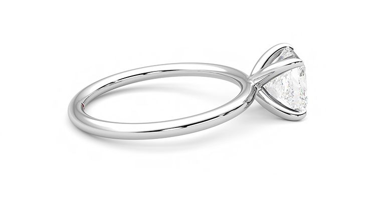 Taylor & Hart Demure Princess Engagement Ring 360 degree image 10