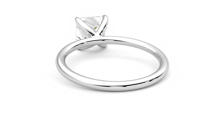 Taylor & Hart Demure Princess Engagement Ring 360 degree image 16