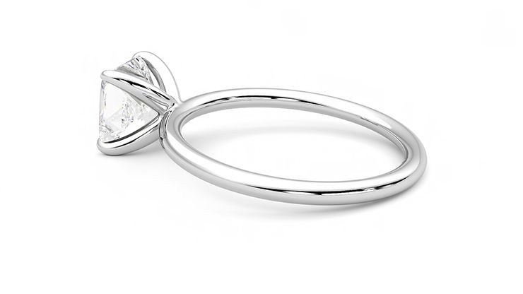 Taylor & Hart Demure Princess Engagement Ring 360 degree image 19