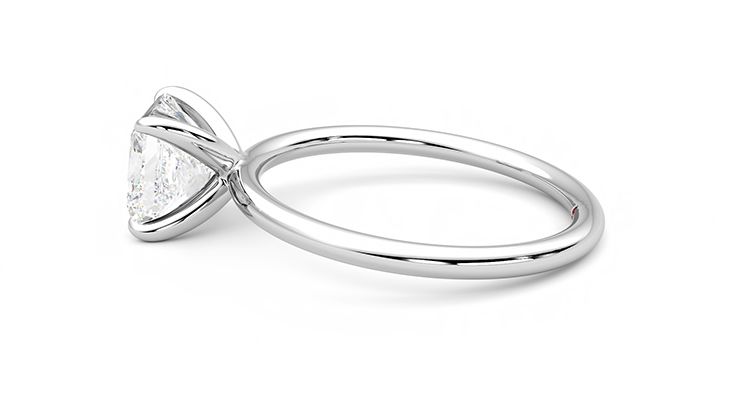 Taylor & Hart Demure Princess Engagement Ring 360 degree image 20