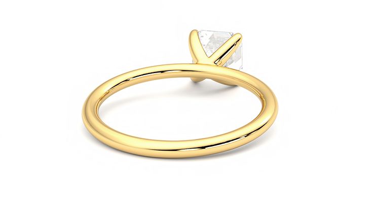 Taylor & Hart Demure Asscher Engagement Ring 360 degree image 14
