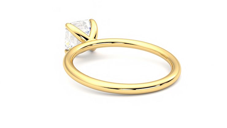 Taylor & Hart Demure Asscher Engagement Ring 360 degree image 17