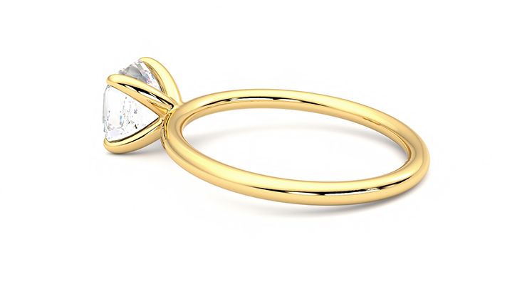 Taylor & Hart Demure Asscher Engagement Ring 360 degree image 19