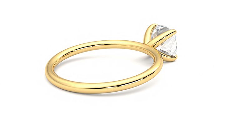 Taylor & Hart Demure Cushion Engagement Ring 360 degree image 12