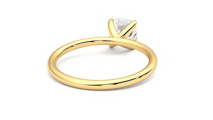 Taylor & Hart Demure Cushion Engagement Ring 360 degree image 14