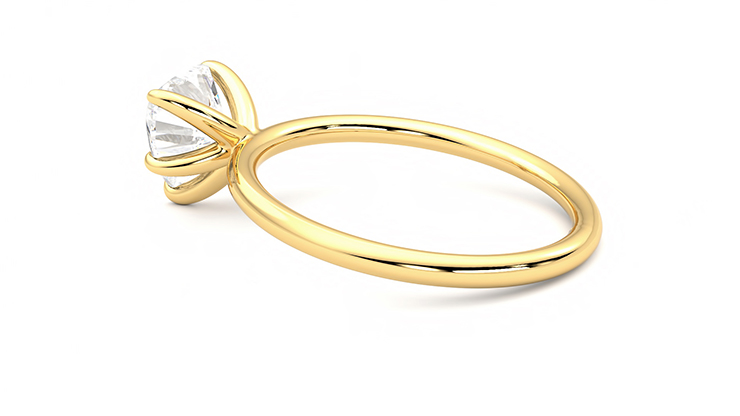 Taylor & Hart Demure Heart Engagement Ring 360 degree image 19