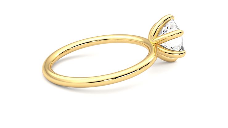 Taylor & Hart Demure Hexagonal Engagement Ring 360 degree image 11