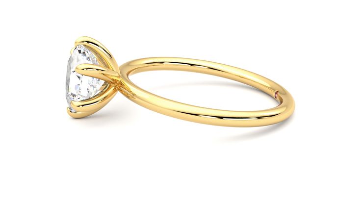 Taylor & Hart Demure Hexagonal Engagement Ring 360 degree image 21