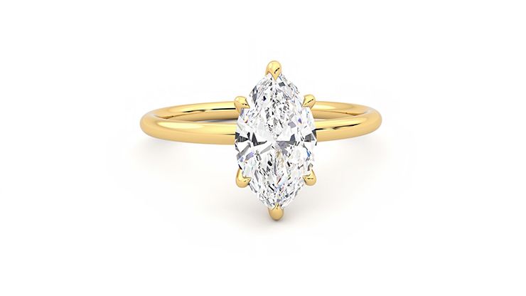 Taylor & Hart Demure Marquise Engagement Ring 360 degree image 2