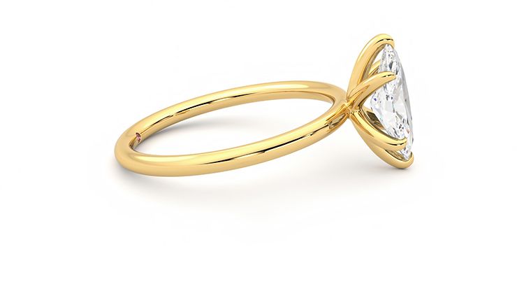 Taylor & Hart Demure Marquise Engagement Ring 360 degree image 9