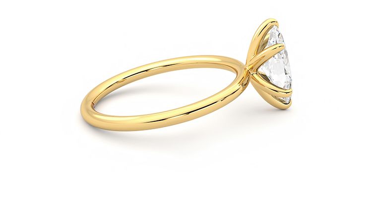 Taylor & Hart Demure Marquise Engagement Ring 360 degree image 10