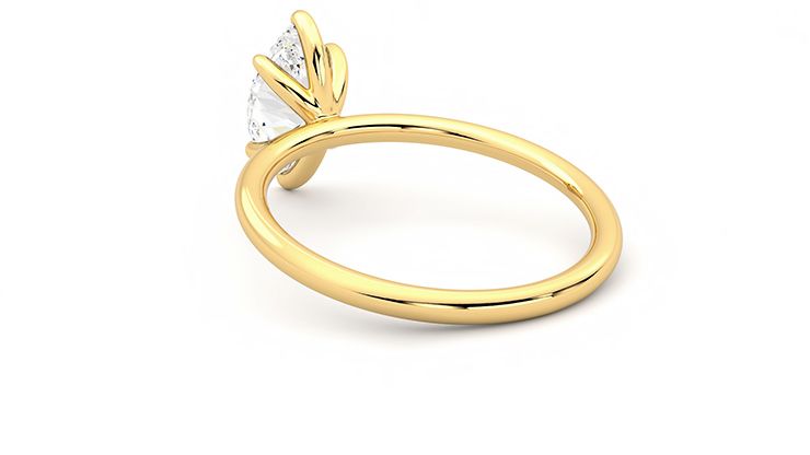 Taylor & Hart Demure Marquise Engagement Ring 360 degree image 17