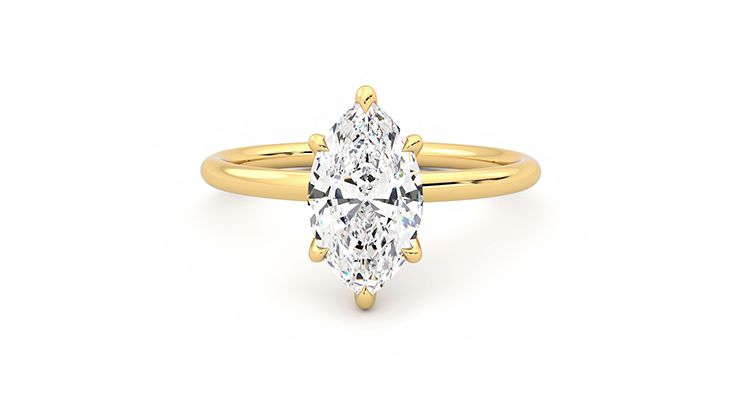 Taylor & Hart Demure Marquise Engagement Ring 360 degree image 29