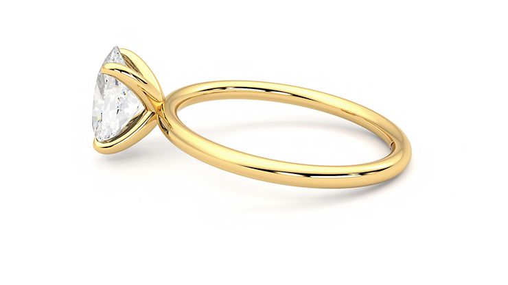 Taylor & Hart Demure Oval Engagement Ring 360 degree image 20