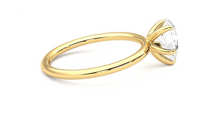 Taylor & Hart Demure Pear Engagement Ring 360 degree image 10