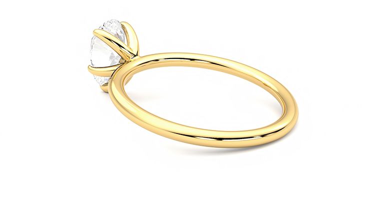 Taylor & Hart Demure Pear Engagement Ring 360 degree image 18