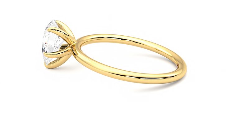 Taylor & Hart Demure Pear Engagement Ring 360 degree image 20
