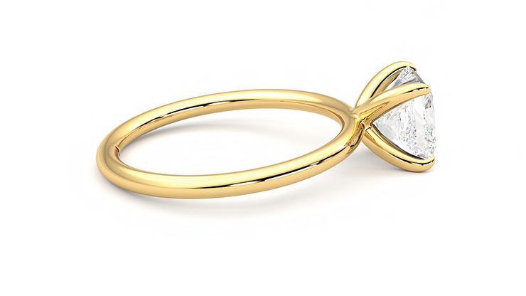 Taylor & Hart Demure Princess Engagement Ring 360 degree image 10