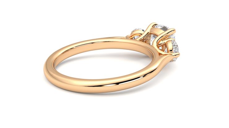 Taylor & Hart Destiny Cushion Engagement Ring 360 degree image 12
