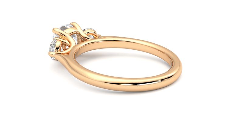 Taylor & Hart Destiny Cushion Engagement Ring 360 degree image 18
