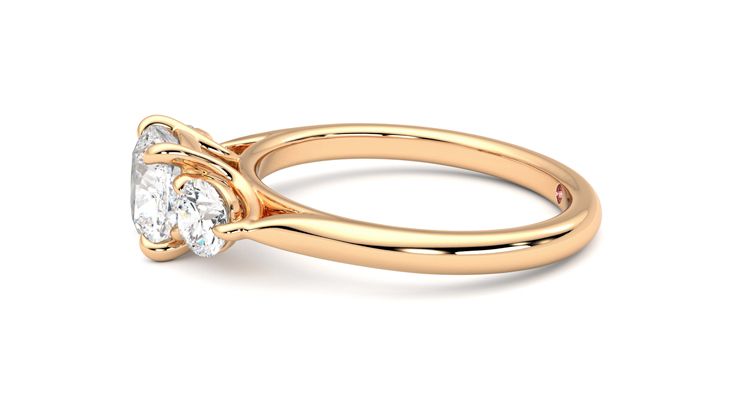 Taylor & Hart Destiny Cushion Engagement Ring 360 degree image 21