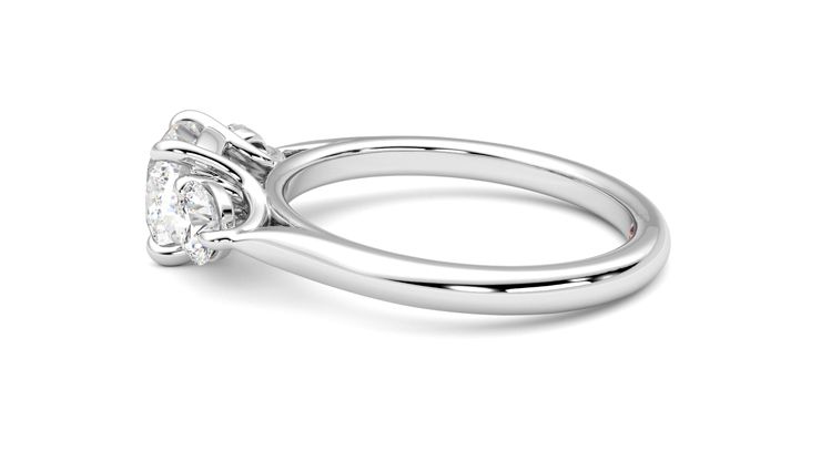 Taylor & Hart Destiny Cushion Engagement Ring 360 degree image 20
